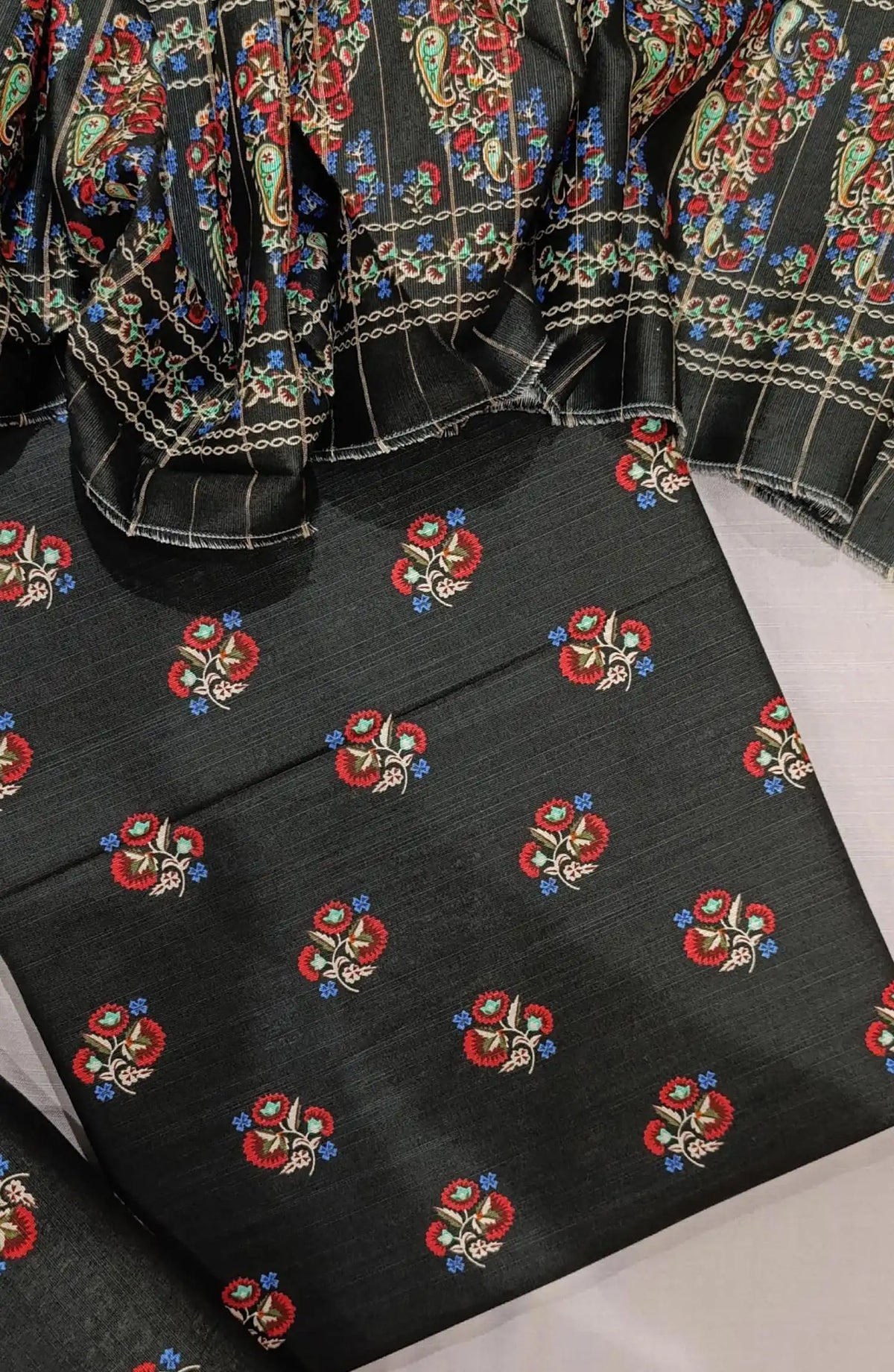 Bin Saeed Printed  Khaddar 3Pcs Collection - Design 14