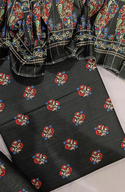 Bin Saeed Printed  Khaddar 3Pcs Collection - Design 14