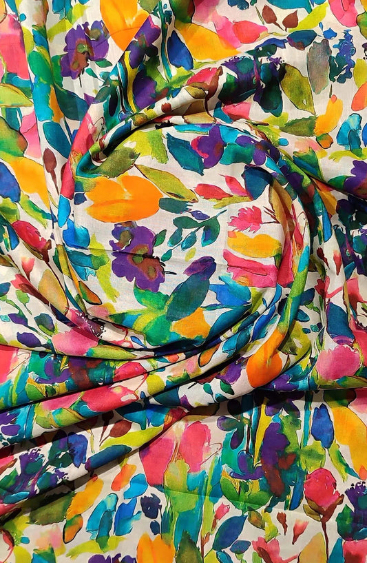 Classic Unstitched 2pcs Digital Printed Lawn Collection Vol-04 By Amna Khadija -Design 15