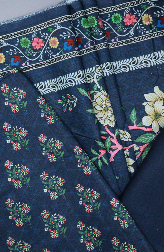 Bin Saeed Unstitch Printed Khaddar 3 piece Collection - DESIGN-15