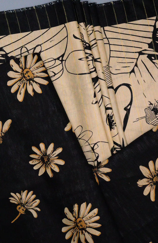 Bin Saeed Unstitch Printed Khaddar 3 piece Collection - DESIGN-18