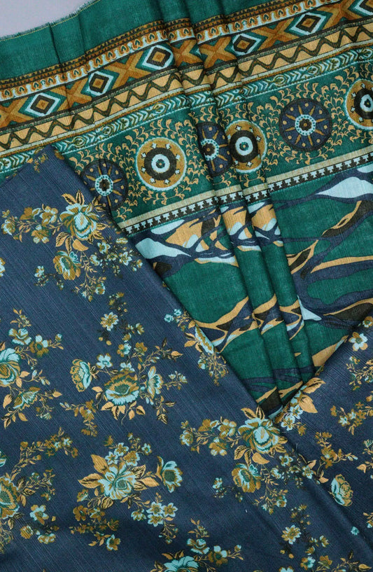 Bin Saeed Unstitch Printed Khaddar 3 piece Collection - DESIGN-22