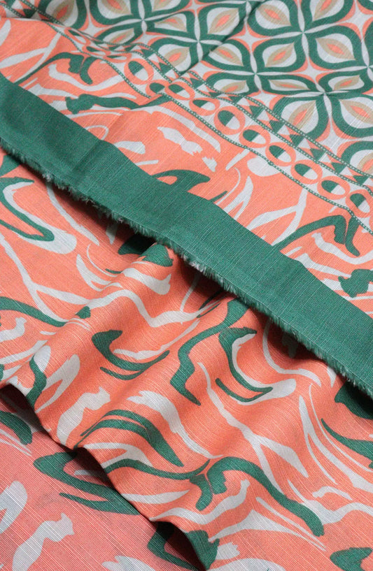 Bin Saeed Unstitch Printed Khaddar 3 piece Collection - DESIGN-27