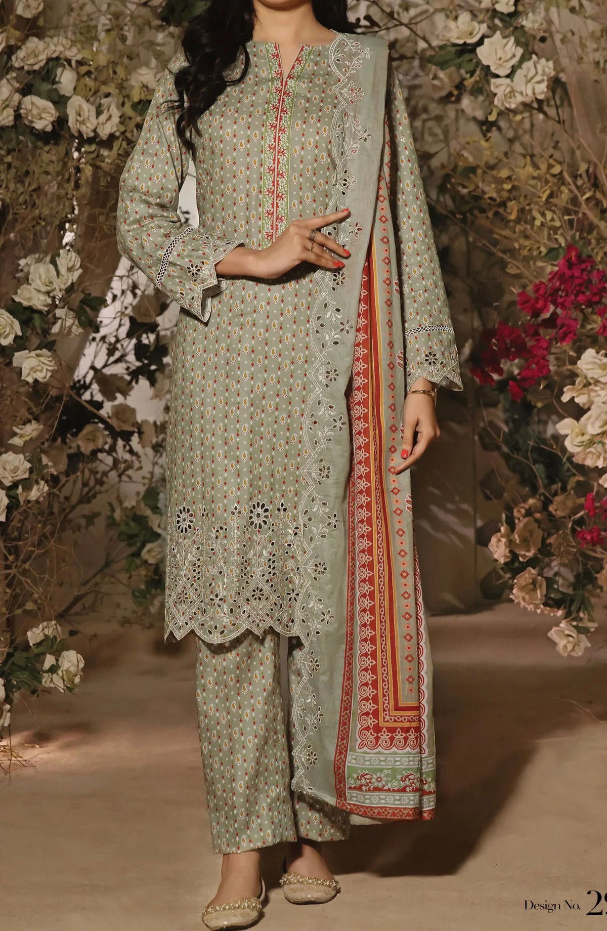 Aiza  Momina Chickenkari By VS Textiles Vol-2 - DESIGN-29