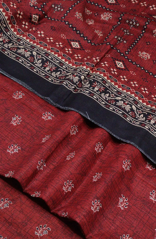 Bin Saeed Unstitch Printed Khaddar 3 piece Collection - DESIGN-30