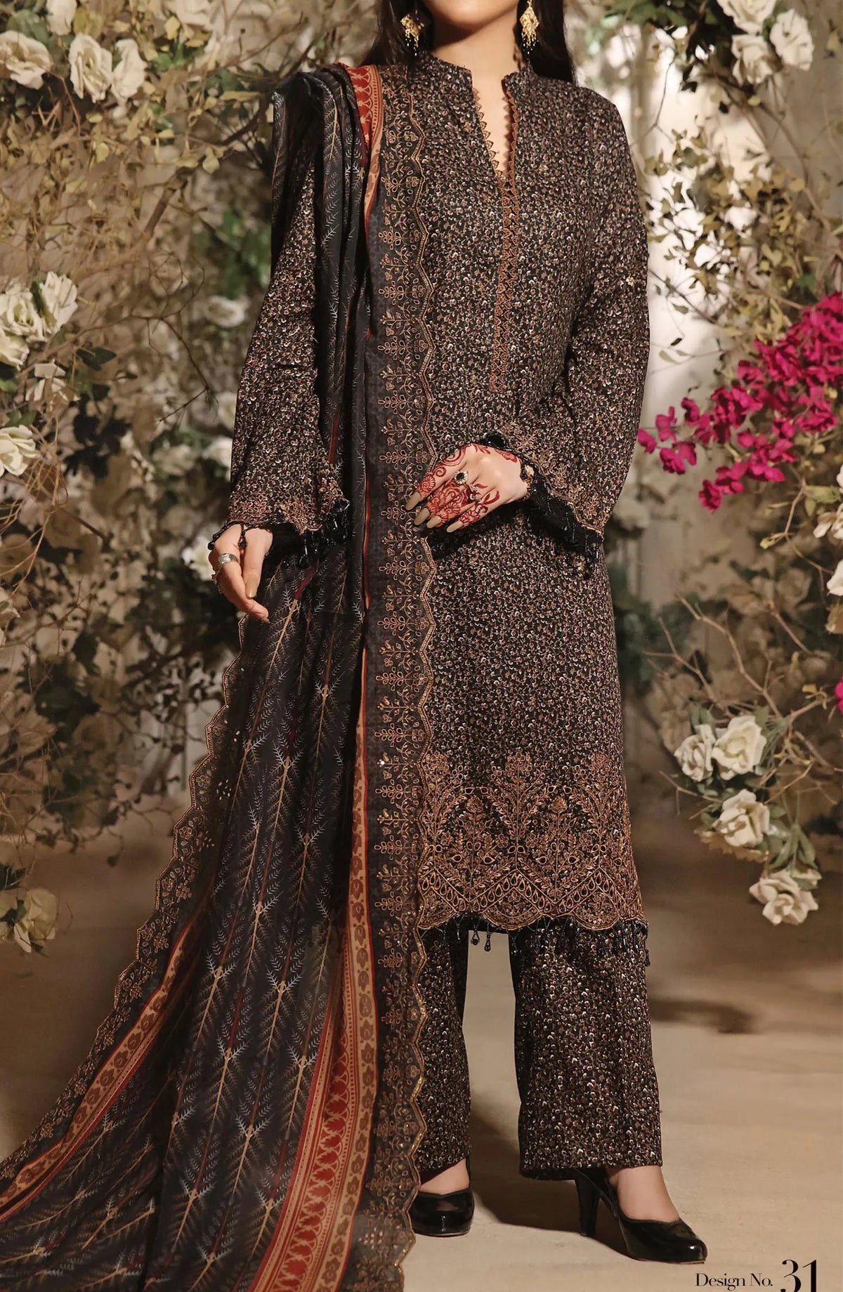 Aiza  Momina Chickenkari By VS Textiles Vol-2 - DESIGN-31