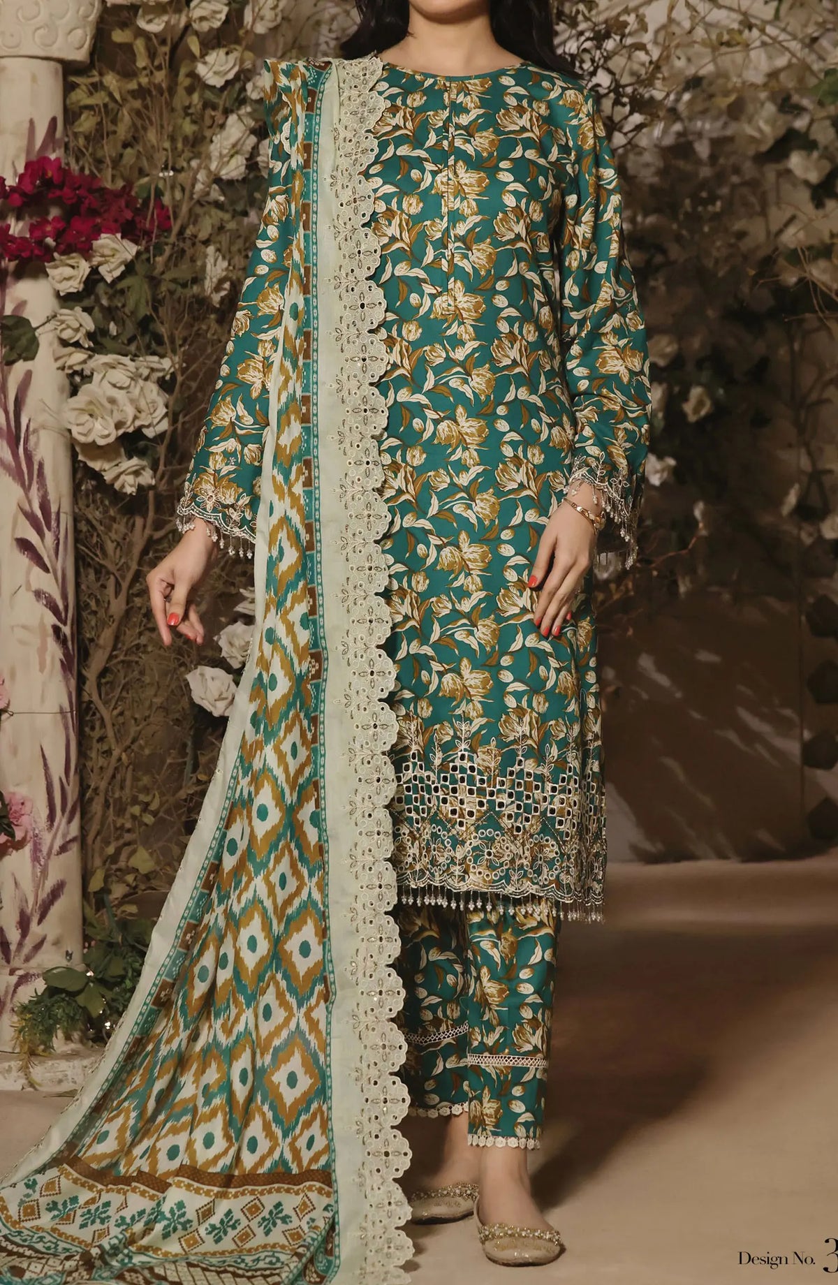 Aiza  Momina Chickenkari By VS Textiles Vol-2 - DESIGN-33