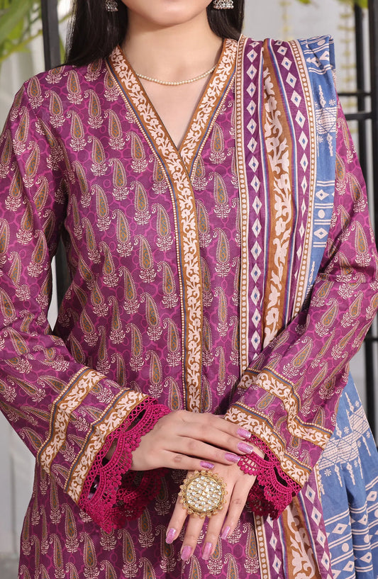 Vs Signature Vol 01 Printed Lawn Collection 2024 - DESIGN-340