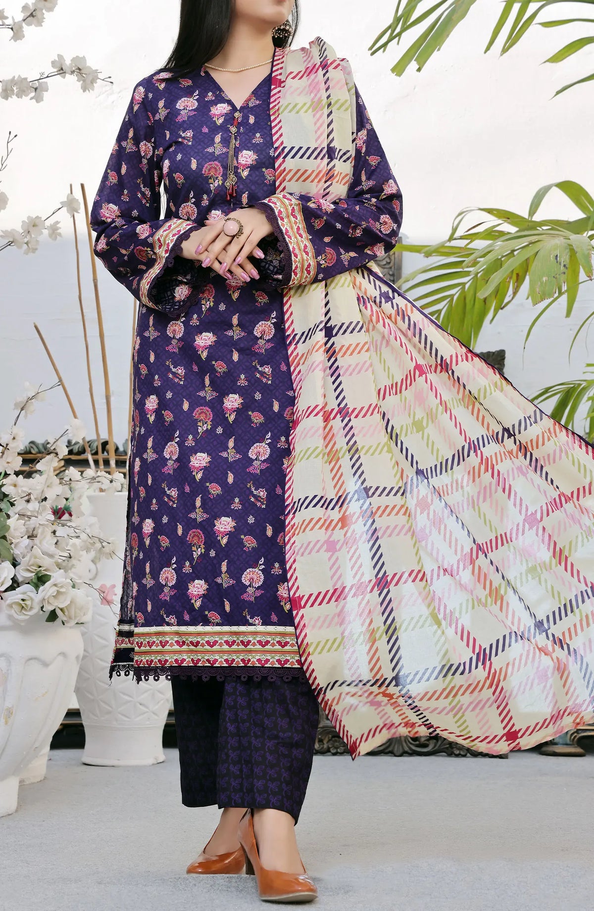 Vs Signature Vol 01 Printed Lawn Collection 2024 - DESIGN-342