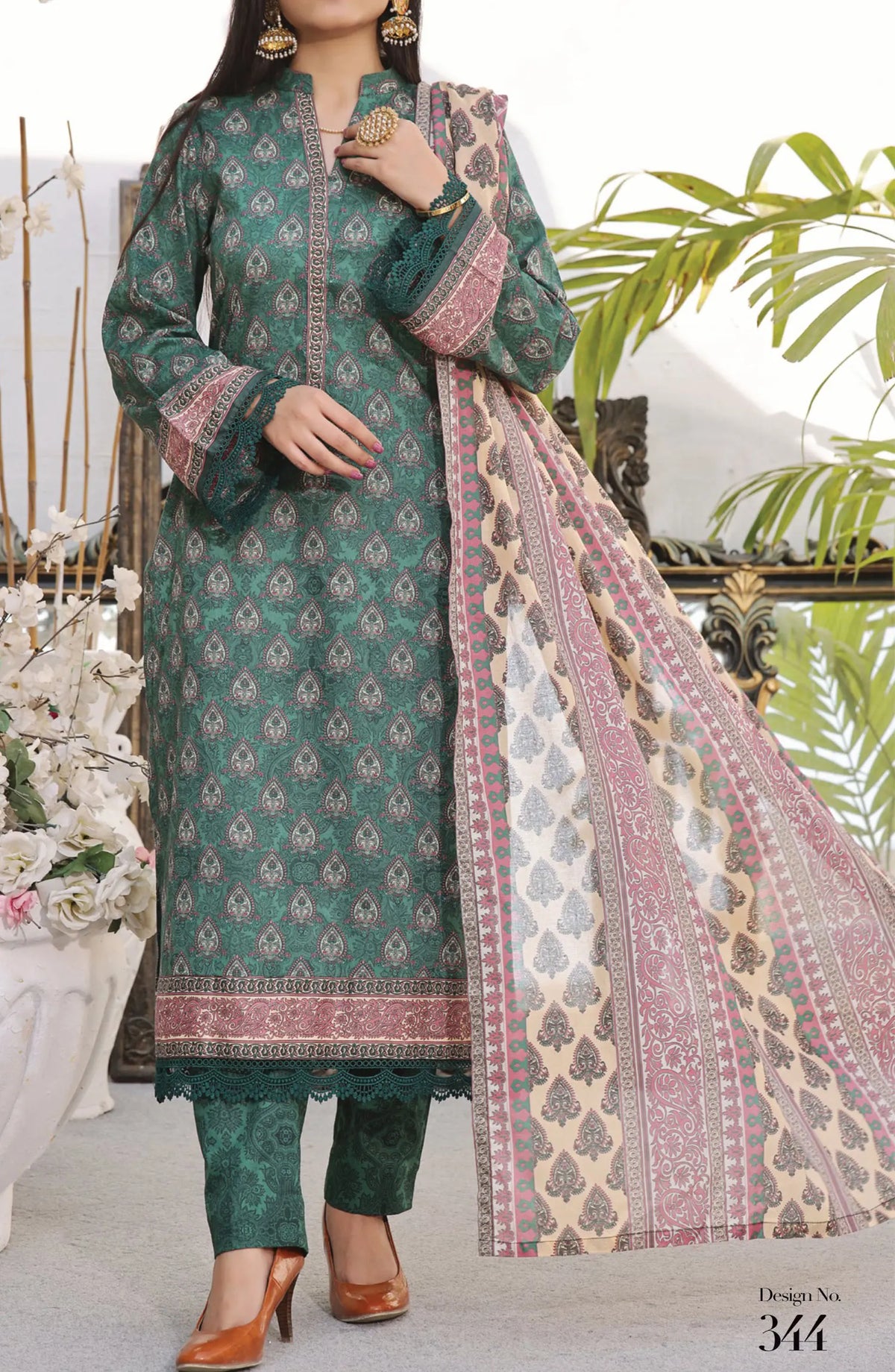 Vs Signature Vol 01 Printed Lawn Collection 2024 - DESIGN-344