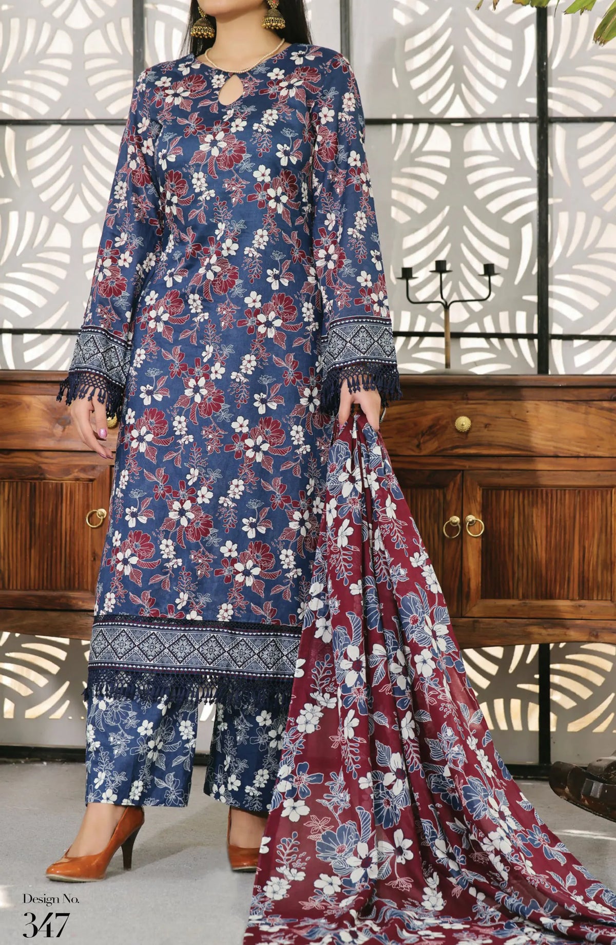 Vs Signature Vol 01 Printed Lawn Collection 2024 - DESIGN-347
