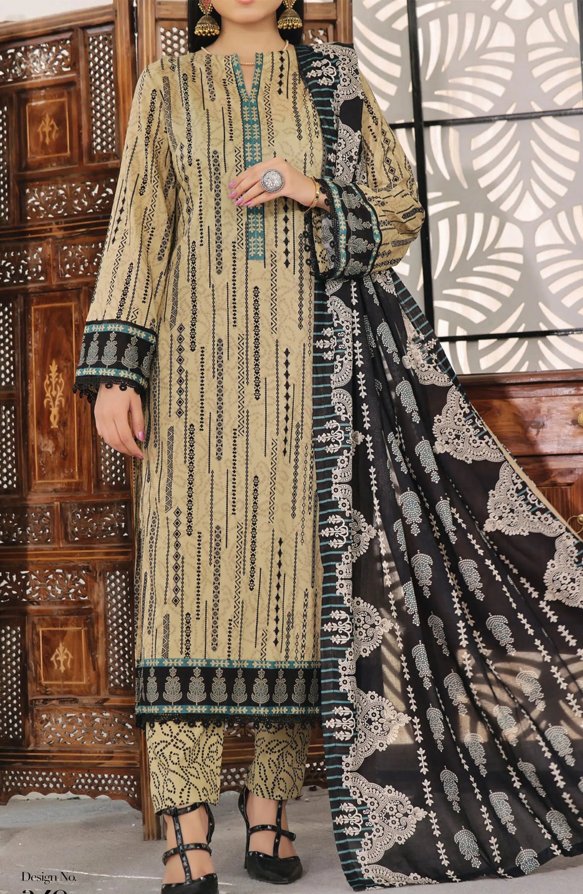 Vs Signature Vol 01 Printed Lawn Collection 2024 - DESIGN-349