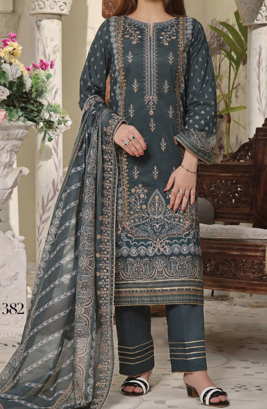 VS Misri Embroidered Lawn Collection Vol 01 - Design 382