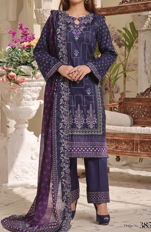 VS Misri Embroidered Lawn Collection Vol 01 - Design 385