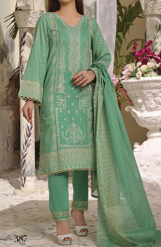 VS Misri Embroidered Lawn Collection Vol 01 - Design 387