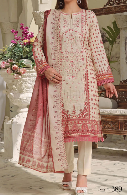 VS Misri Embroidered Lawn Collection Vol 01 - Design 389