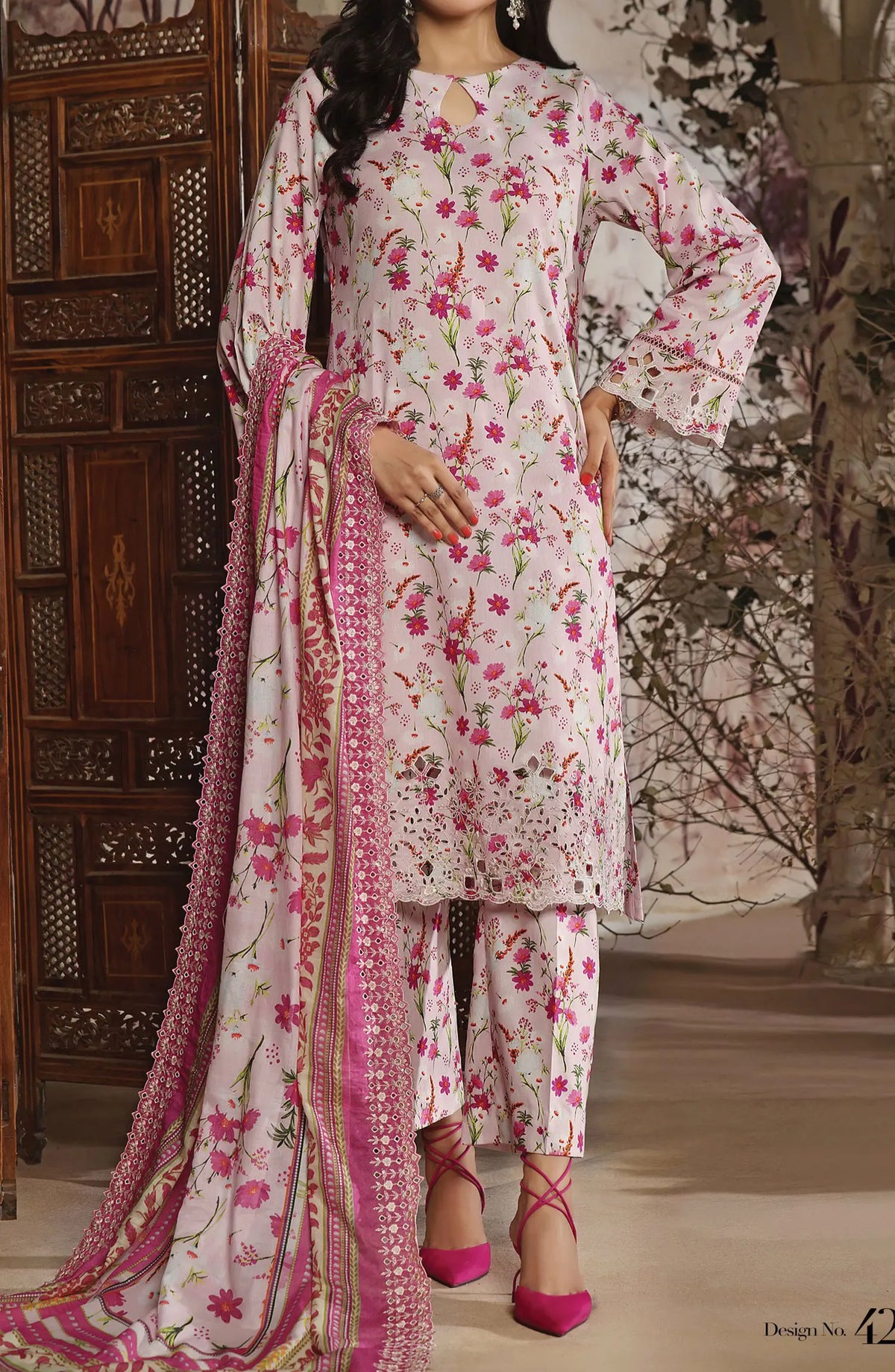 Aiza  Momina Chickenkari By VS Textiles Vol-2 - DESIGN-42