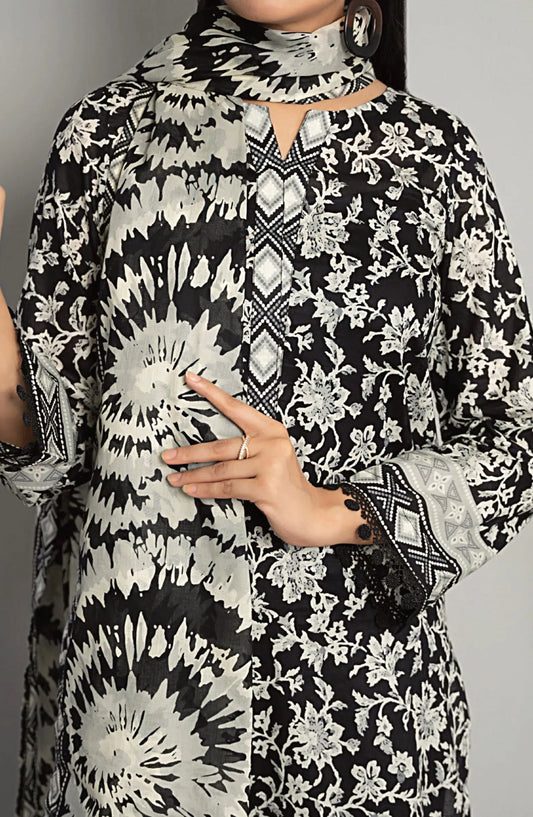 VS SUFINAS Printed Black and White Collection 2024 - DESIGN-511