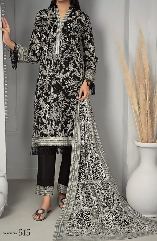 VS SUFINAS Printed Black and White Collection 2024 - DESIGN-515