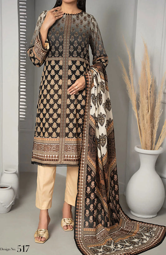 VS SUFINAS Printed Black and White Collection 2024 - DESIGN-517