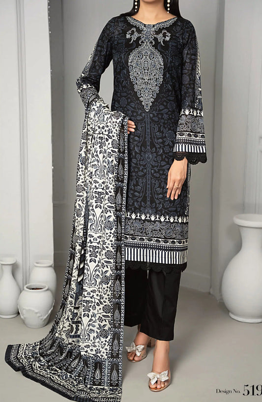 VS SUFINAS Printed Black and White Collection 2024 - DESIGN-519
