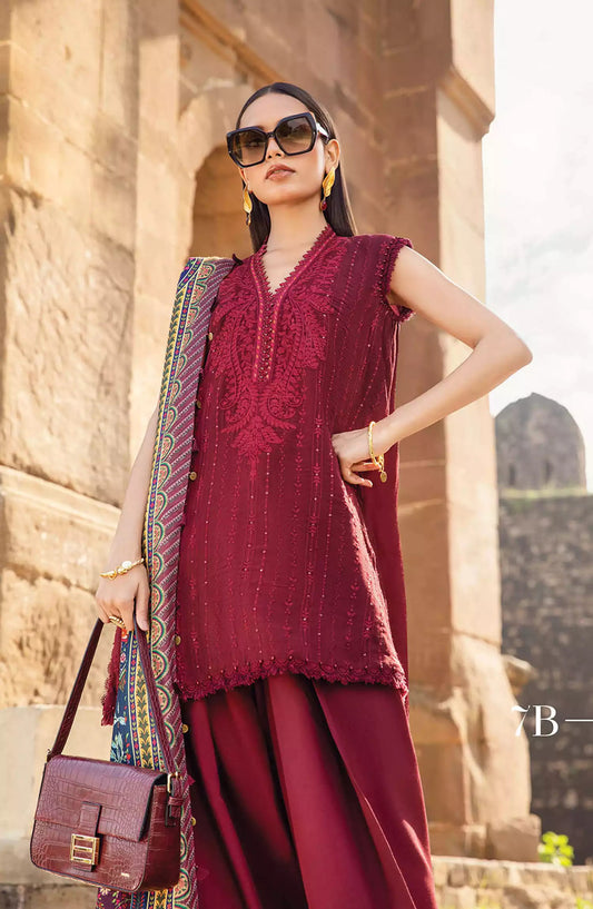 Maria B Unstitched M. Prints Winter 2024 - DESIGN-07 B