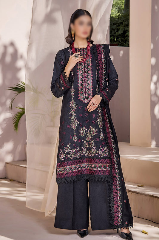 Jahan E Sukhan Peach Embroidered Collection 2023 - Design 01