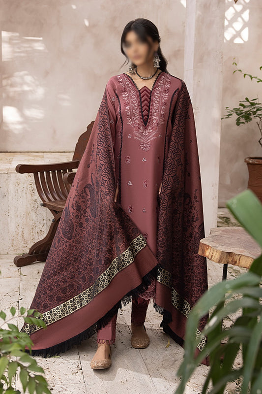Elak Khaddar Embroidered Collection 2023 - HC - EKEC -Design 01