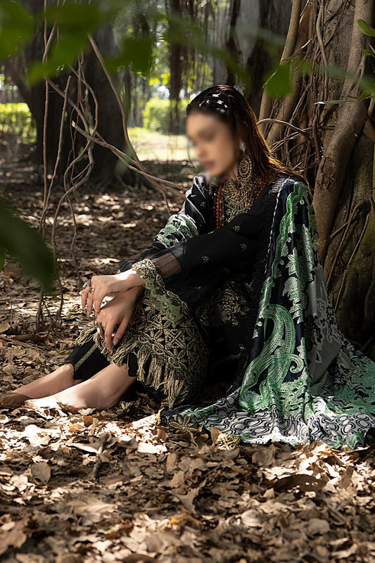 Mirk Embroidered Dhanak Collection 2023  - HC - Design 01