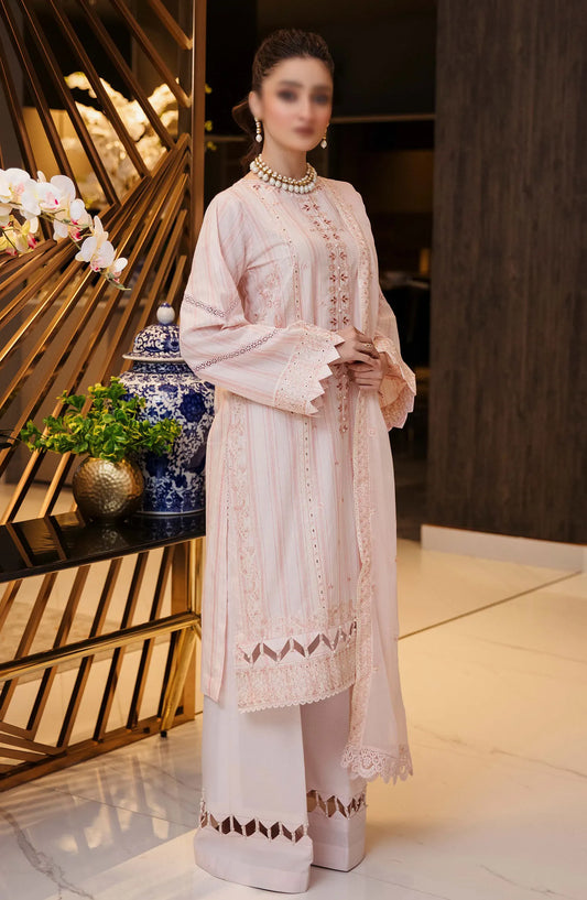 Humdum Vogue Embroidered Lawn Collection 2024 - Design 01