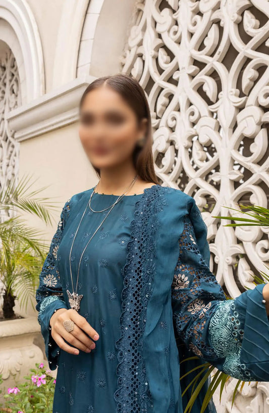 Mahees Exclusive Sequence Chikankari Lawn Collection 2024 - Design 01