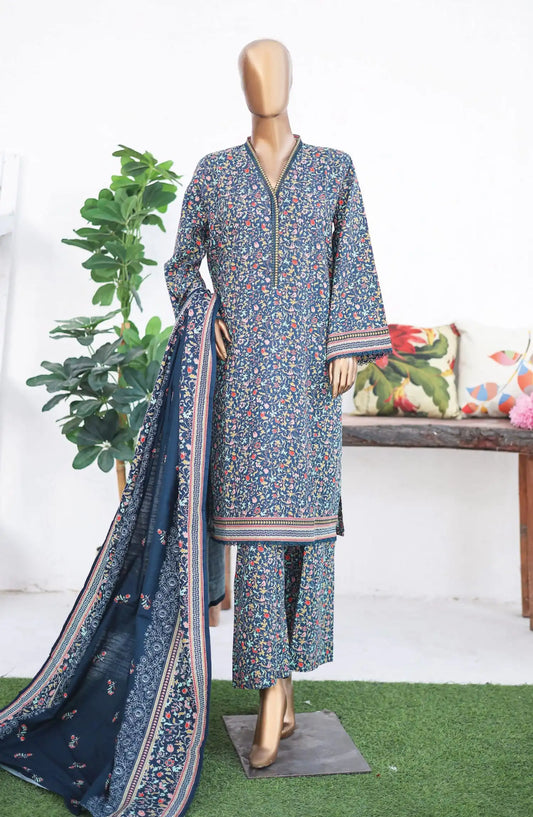 Bin Saeed Khaddar Winter Collection - Design 01