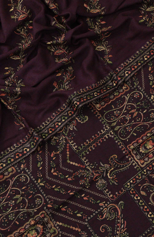 Uspaar Unstitch Embroidered Leather Peach Collection - Design 01