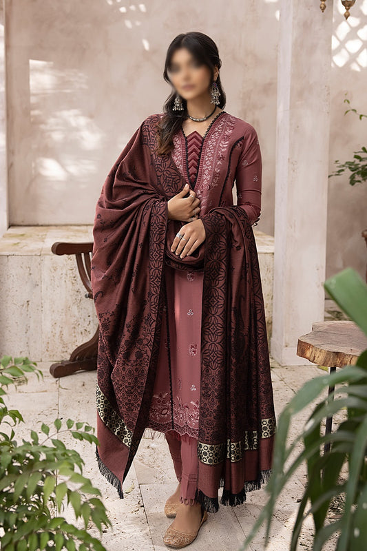 Elak Khaddar Embroidered Collection 2023 - HC - EKEC -Design 01