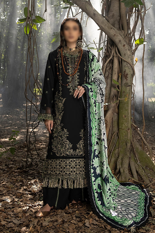 Mirk Embroidered Dhanak Collection 2023  - HC - Design 01