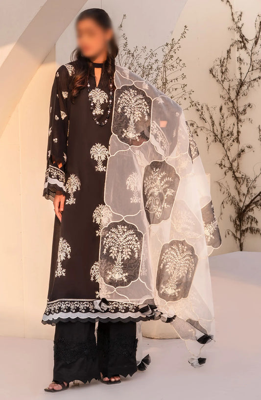 Arzu Unstitched Luxury Lawn Collection 2024 By Humdum - Design 01