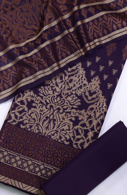 Chashni by Amna Khadija Printed Lawn Unstitched 3 Piece - D-01 - AM25CL - Purple - Summer Collection