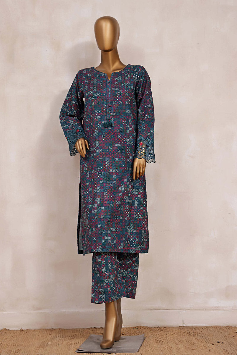 Sadabahar Khaddar Cutwork 2 Pcs Collection - Design 01