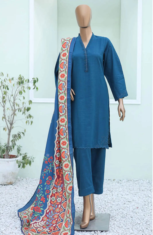 Khaddar Wool Shawl Collection Vol 02 - KWSC-Design 01 A