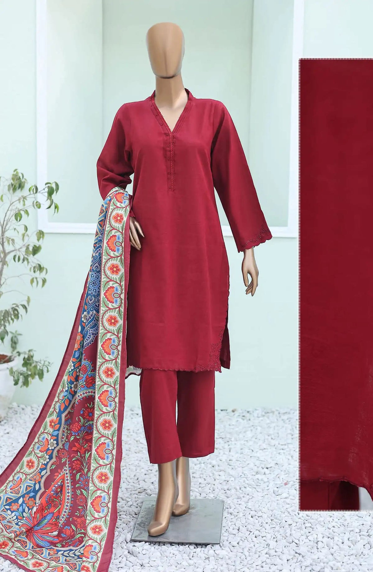 Khaddar Wool Shawl Collection Vol 02 - KWSC-Design 01 B