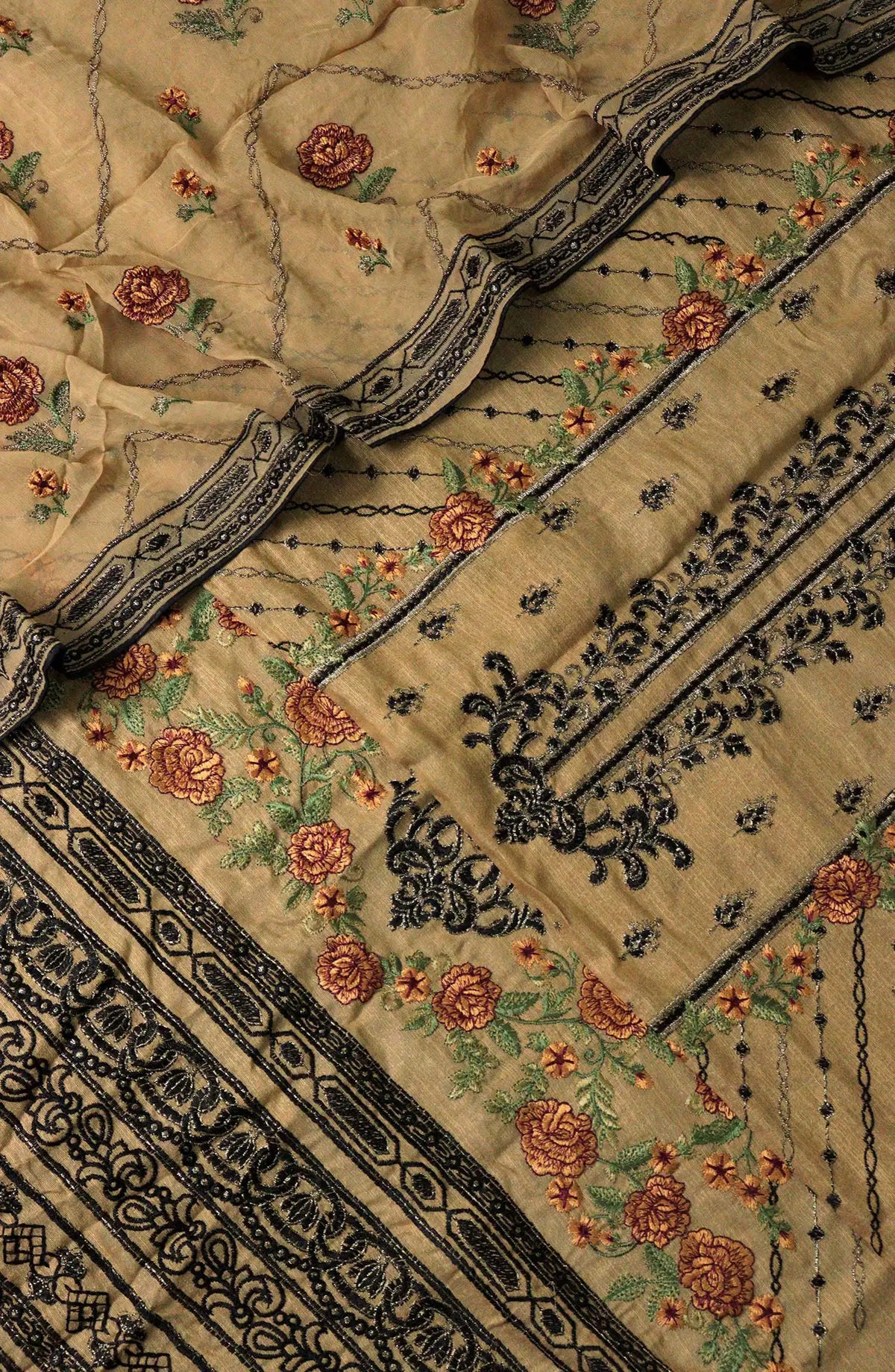 Zahra Premium Karandi Embroidered Collection-DESIGN-01