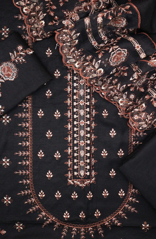 Gul E Lala Emb Winter Slub Shirt with Emb Wool Shawl Collection - Design 01