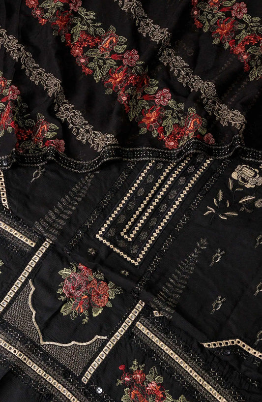 Mun Kay Moti Embroidered Italian Viscose Collection-Design 01
