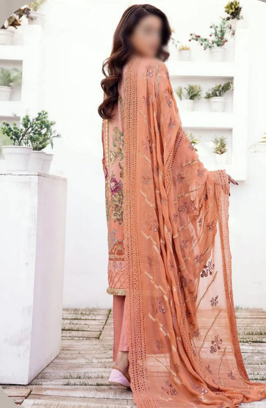 Bunai Printed Swiss Voile Collection 2024 - Design 02