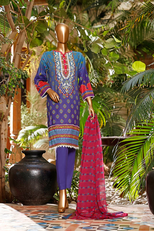 Amna Khadija Diva Embroidered Lawn Vol-03 D-02
