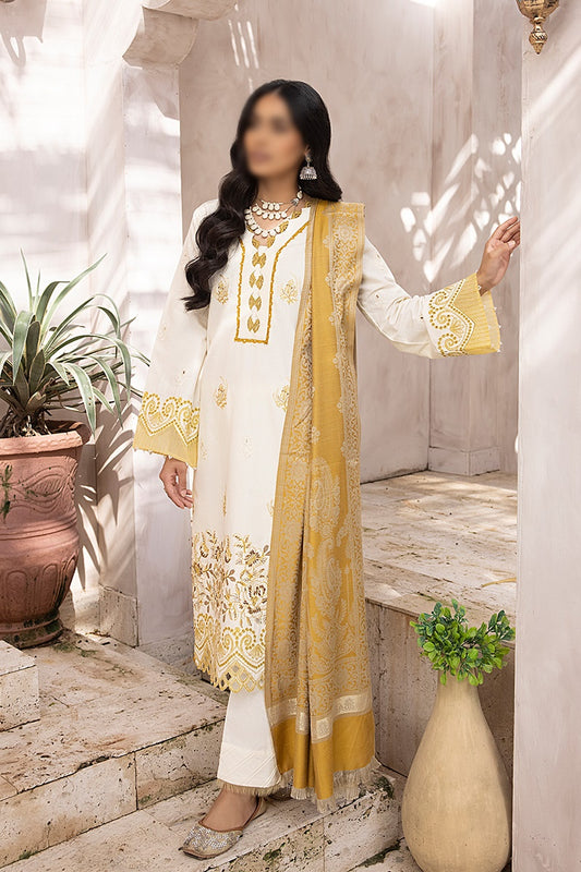 Elak Khaddar Embroidered Collection 2023 - HC -EKEC - Design 02