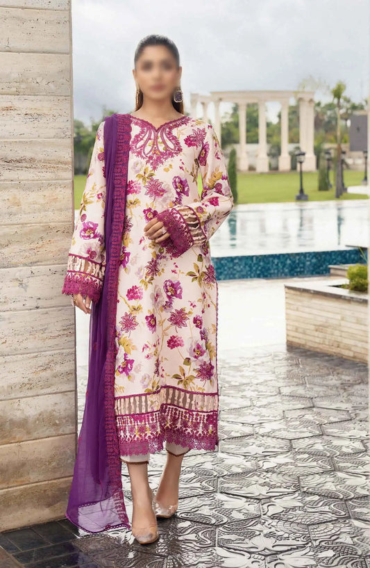 DIVA Embroidered Karandi Collection BY HUMDUM - Design 02