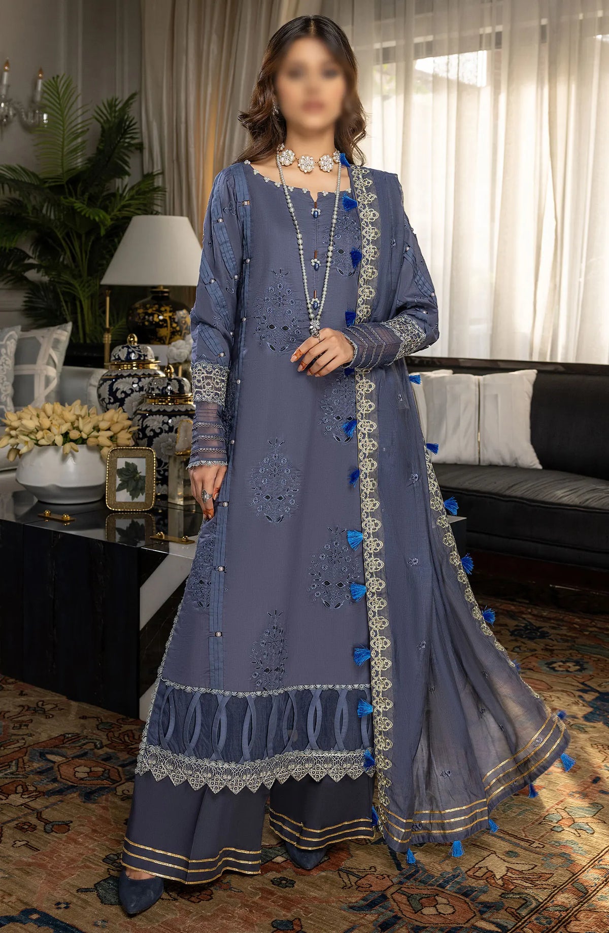 Charlotte Embroidered Chikankari Lawn Collection 2024 - Design 02