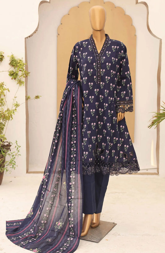 Bin Saeed Exclusive Frocks Embroidered Collection 2024 Vol 04 - Design 02