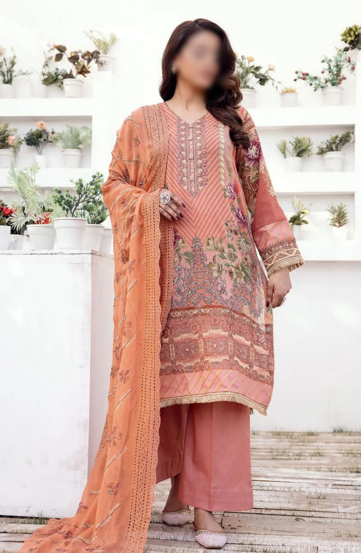 Bunai Printed Swiss Voile Collection 2024 - Design 02
